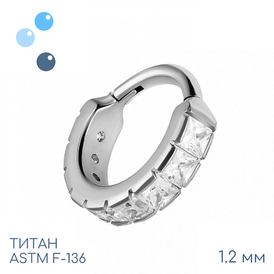 Кольцо-кликер Idol lite 1.2 мм (16 G)